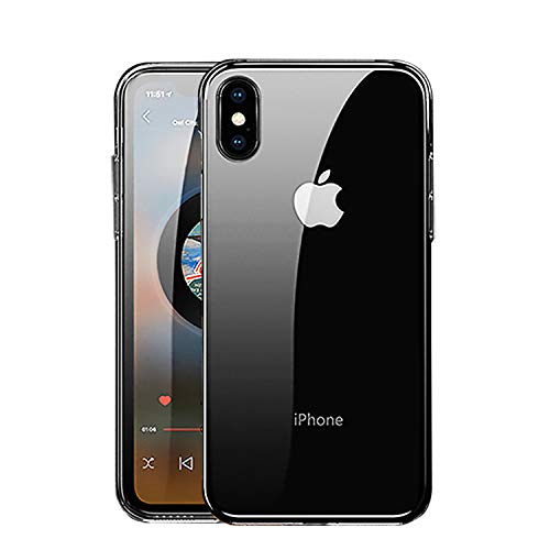 NEW'C Kompatibel mit iPhone XS max, [Ultra transparent Silikon Gel TPU Soft] Cover Case Schutzhülle Kratzfeste mit Schock Absorption und Anti Scratch von NEW'C