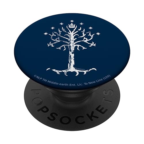 PopSockets The Lord of the Rings Tree of Gondor PopSockets PopGrip: Ausziehbarer Sockel und Griff für Handys/Tablets mit Tauschbarem Top von NEW LINE CINEMA