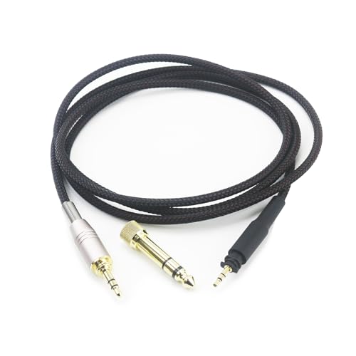 neomusicia Ersatz Kabel Für Shure SRH940 SRH840 SRH440 SRH750DJ Kopfhörer geflochtenen Draht Audio Upgrade HiFi-Stereo-Kordel 150 cm/4.5ft von NEW NEOMUSICIA