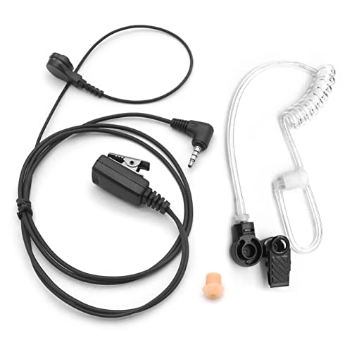 NEWASHAN Headset für Yaesu Vertex Standard Radio FT-2D FT-60R FT-70D FTA-230 FTA-250L VX-3R VX-6R VX-261 VX-451 Walkie Talkie 3,5 mm 1-polig (4-polig) FBI Style Cover t luftschlauch PTT Mic Kopfhörer von NEWASHAN