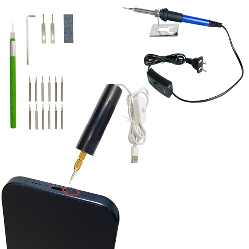 Entfernen beschädigter Schrauben für iPhone, iPhone-Reparaturwerkzeug, gebrochene Schraubenausdreher-Set für Handy, kleine Schrauben, kann nicht durch Schraubendreher herausgeschraubt werden, USB-5 von NEWBILITY