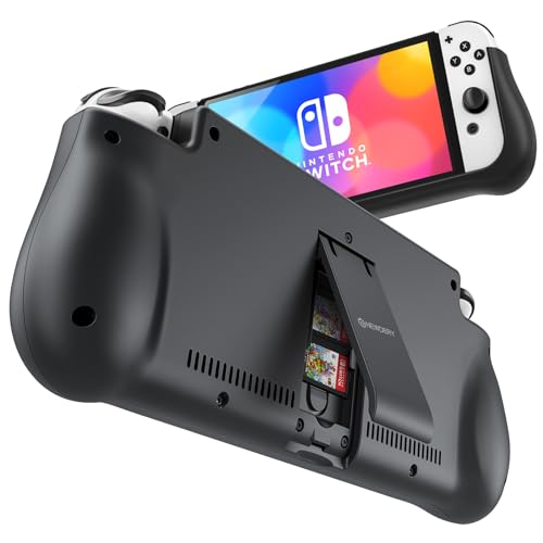 NEWDERY 10000mAh Akku Hülle für Nintendo Switch, Ladehülle Akku hülle für Nintendo Switch Schutzhülle Wiederaufladen Leistungsstarke Power Bank Case Cover von NEWDERY