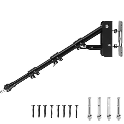 NEWFUN Ringlicht Wandhalterung, Lichtstativ mit Boom Arm, Galgenstativ, 90-180CM, Dreiecksarm 180° Flexibel Schwenkbarer Kamera-Wandarm für Ringlicht, Softbox, Schirm-Monolight, Stroboskope NEWFUN Ringlicht Wandhalterung, Lichtstativ mit Boom Arm, Galgenstativ, 90-180CM, Dreiecksarm 180° Flexibel Schwenkbarer Kamera-Wandarm für Ringlicht, Softbox, Schirm-Monolight, Stroboskope von NEWFUN