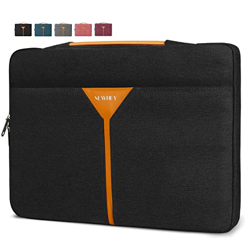 NEWHEY Laptop Tasche Laptop Hülle 13-14 Zoll Laptoptasche Herren Damen Notebook Schutzhülle Laptop Sleeve Case Wasserdicht für MacBook Air/Pro Schwarz von NEWHEY