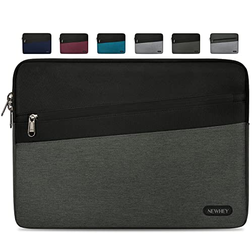 NEWHEY Laptoptasche 14 Zoll wasserdichte Stoßfeste Notebook Tasche Hülle Modeklassiker Laptop Schutzhülle Sleeve Case Kompatibel Mit 14 Zoll MacBook Air/Pro, HP, Dell, Lenovo Dunkelgrau von NEWHEY