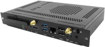 Newline S044P622 PC/Workstation Intel® Core i5 i5-7200U 8 GB DDR4-SDRAM 256 GB SSD Windows 10 Pro Regalmontiertes Chassis Mini-PC Schwarz (S044P622) von NEWLINE