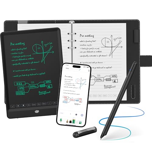 NEWYES Syncpen 3 Set, Synchronisieren Sie Ihren Notizen vom Papier bis Bildschirm, Smart Pen Set Speichern und Teilen Sie Ihre Handschriftlichen Notizen in Echtzeit, Kompatibel mit iOS und Android NEWYES Syncpen 3 Set, Synchronisieren Sie Ihren Notizen vom Papier bis Bildschirm, Smart Pen Set Speichern und Teilen Sie Ihre Handschriftlichen Notizen in Echtzeit, Kompatibel mit iOS und Android von NEWYES