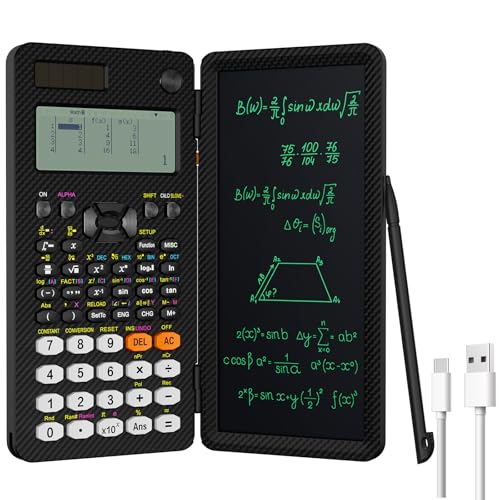 NEWYES Wiederaufladbarer technischer wissenschaftlicher Taschenrechner, 552 Funktionen, fortschrittlicher Mathematikrechner 991EX, 6-zeiliges schriftliches Display, Notizblock-Rechner für College, NEWYES Wiederaufladbarer technischer wissenschaftlicher Taschenrechner, 552 Funktionen, fortschrittlicher Mathematikrechner 991EX, 6-zeiliges schriftliches Display, Notizblock-Rechner für College, von NEWYES