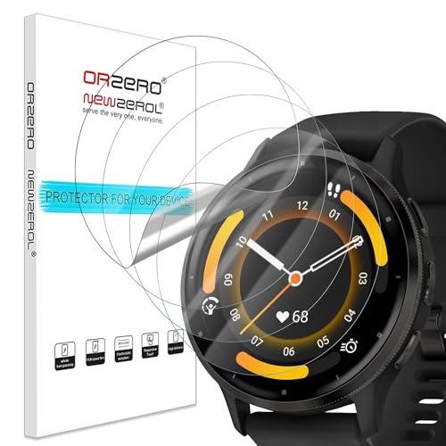 NEWZEROL 4 Stück Displayschutzfolie Kompatibel für Garmin Venu 3, [Anti-Kratzer] [Hohe Auflösung] [Blasenfrei] Flexibel TPU Schutzfolie für Garmin Venu 3 (NICHT für venu 3s) von NEWZEROL