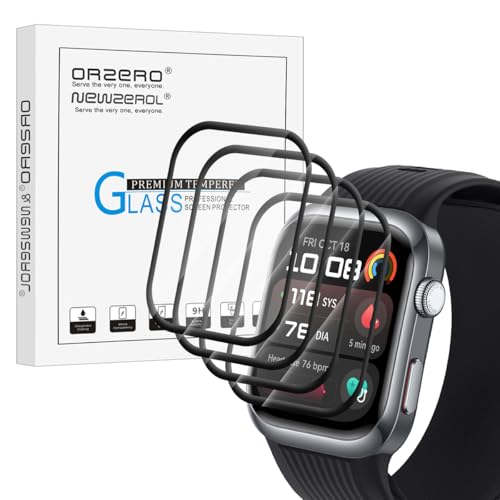 NEWZEROL 4 Stück Schutzfolie Kompatibel für Huawei Watch D2 Displayschutz, [vollständige Abdeckung] PMMA und PC (Kein Glas) Ultra Dünne Anti-Scratch High Definition Displayschutzfolie von NEWZEROL