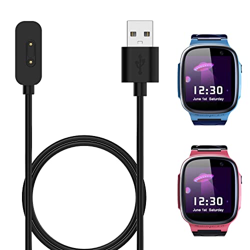 NEWZEROL Magnetisches USB-Ladekabel Kompatibel für Xplora X5/ Xplora X5 Play/Xplora X4,Tragbares Magnetisches SmartWatch USB-Ladekabel Ersatz für Xplora X5/ Xplora X5 Play/Xplora X4 – Schwarz von NEWZEROL