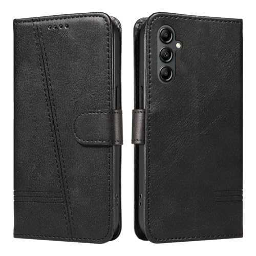 NEXCURIO Handyhülle für Samsung Galaxy A14 4G 5G Hülle Klappbar mit Kartenfäch Klapphülle Lederhülle Leder Schutzhülle Wallet Flip Case Cover Handy Tasche Handytasche - Schwarz NEXCURIO Handyhülle für Samsung Galaxy A14 4G 5G Hülle Klappbar mit Kartenfäch Klapphülle Lederhülle Leder Schutzhülle Wallet Flip Case Cover Handy Tasche Handytasche - Schwarz von NEXCURIO