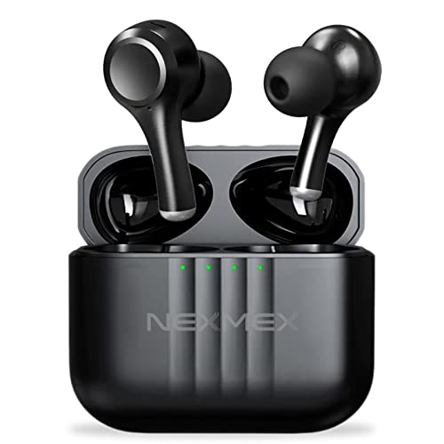 NEXMEX Kopfhörer ANC Earbuds Bluetooth 5.2 In-Ear Kabellos kompatibel mit Telekom T Phone/Pro Hi-Fi Stereo Wireless Noise Cancelling Headset Ladebox Anrufe ENC Geräuschunterdrückung, Farbe:Schwarz NEXMEX Kopfhörer ANC Earbuds Bluetooth 5.2 In-Ear Kabellos kompatibel mit Telekom T Phone/Pro Hi-Fi Stereo Wireless Noise Cancelling Headset Ladebox Anrufe ENC Geräuschunterdrückung, Farbe:Schwarz von NEXMEX