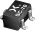 PDTC123JU,115 - Digitaltransistor, 100mA, R1=2,2kOhm, R2=47kOhm, SC-70 von NEXPERIA