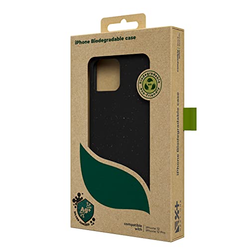 NEXT ONE Eco Case for iPhone 12/12 Pro 100% Biodegradable and Compostable | Black von NEXT ONE