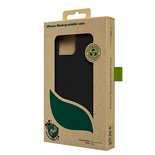 NEXT ONE Eco Case for iPhone 12 Pro Max 100% Biodegradable and Compostable | Black von NEXT ONE