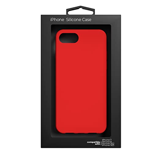 NEXT ONE Silicone Case Compatible with iPhone SE 2nd Gen and 3rd Gen, iPhone 6/7/8|Red von NEXT ONE