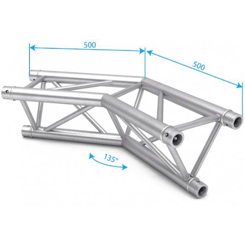 NEXT Truss NH33-L135 Triangular Truss Corner Section, 135° von NEXT Truss