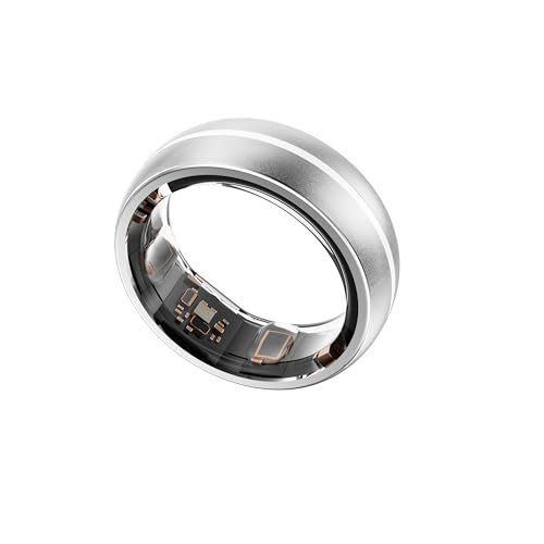 NEXTring N2 Smarter Gesundheitsring Smart Health Ring Silber-matt Größe 11 von NEXTring