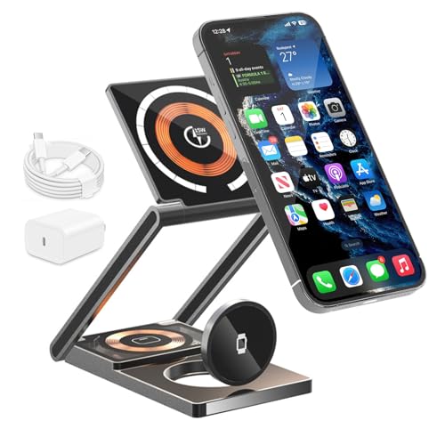 Ladestation für Apple Watch und iPhone, Ladestation für iPhone Kompatibel mit iPhone 16 15 14 13 12 Serie, für Apple Watch 10/9/Ultra/8/7/6/SE/5/4/3, für AirPods Pro 4 3 2 Ladestation für Apple Watch und iPhone, Ladestation für iPhone Kompatibel mit iPhone 16 15 14 13 12 Serie, für Apple Watch 10/9/Ultra/8/7/6/SE/5/4/3, für AirPods Pro 4 3 2 von NEZART