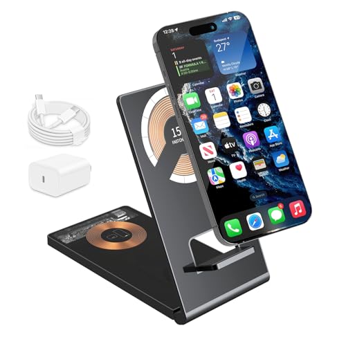 Induktive Ladestation für Apple, 3 in 1 Kabelloses Ladegerät für iPhone 16 15 14 13 12 11 Pro SE X XS XR 8, für Apple Watch 9 8 7 6 SE 5 4 3 2, für AirPods Pro/3/2/1 Induktive Ladestation für Apple, 3 in 1 Kabelloses Ladegerät für iPhone 16 15 14 13 12 11 Pro SE X XS XR 8, für Apple Watch 9 8 7 6 SE 5 4 3 2, für AirPods Pro/3/2/1 von NEZART