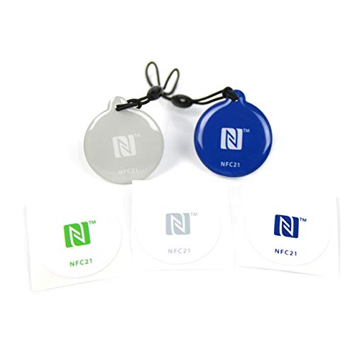 NFC Starter Kit, der perfekte Einstieg in die NFC Welt, kompatibel mit Allen NFC Smartphones, Starter Kit Mini von NFC21