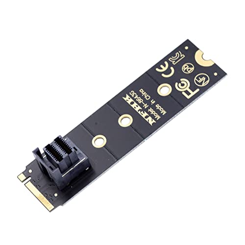 NFHK 22 x 80 mm U.2 Kit SFF-8639 NVME PCIe4.0 SSD-Adapter für Mainboard SSD 750 p3600 p3700 M.2 SFF-8643 Mini SAS HD von NFHK
