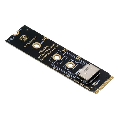 NFHK 2280 PCI-E4.0 M.2 M-Key auf Oculink SFF-8612 SFF-8611 Vertikaler Host-Adapter für NVME U.2 SSD eGPU NFHK 2280 PCI-E4.0 M.2 M-Key auf Oculink SFF-8612 SFF-8611 Vertikaler Host-Adapter für NVME U.2 SSD eGPU von NFHK