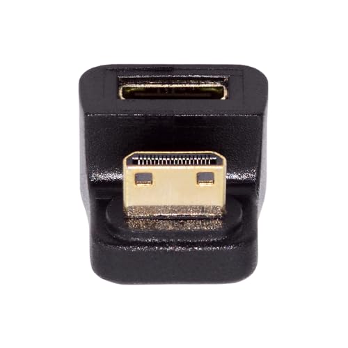 NFHK 360 Grad nach unten gegenüberliegender U-förmiger Mini-HDMI 1.4 Stecker auf Mini-Buchse, Verlängerungsadapter-Konverter NFHK 360 Grad nach unten gegenüberliegender U-förmiger Mini-HDMI 1.4 Stecker auf Mini-Buchse, Verlängerungsadapter-Konverter von NFHK