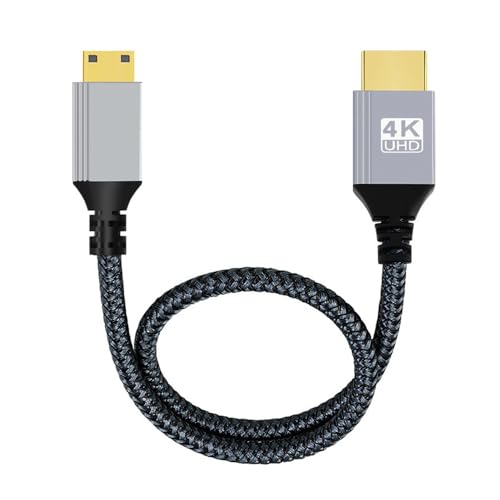 NFHK 4K 60 Hz HDMI 2.0 Stecker auf Mini HDMI Typ-C Stecker Kabel mit Hülse Gerader Stecker für HDTV Computer Laptop Monitor 100CM NFHK 4K 60 Hz HDMI 2.0 Stecker auf Mini HDMI Typ-C Stecker Kabel mit Hülse Gerader Stecker für HDTV Computer Laptop Monitor 100CM von NFHK