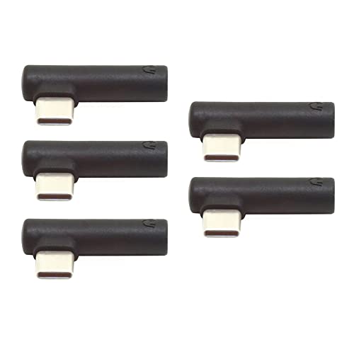 NFHK 5 Stück/Set Typ-C auf 3,5 mm Kopfhörer-Adapter, 90 Grad abgewinkelt, Typ USB-C 3.1-Stecker auf AUX-Audio-Buchse NFHK 5 Stück/Set Typ-C auf 3,5 mm Kopfhörer-Adapter, 90 Grad abgewinkelt, Typ USB-C 3.1-Stecker auf AUX-Audio-Buchse von NFHK