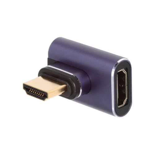 NFHK 90 Grad Links abgewinkelt Vertikaler magnetischer 8K Typ-A HDMI 2.1 Stecker auf Buchse gerader Videoadapter für Laptop HDTV NFHK 90 Grad Links abgewinkelt Vertikaler magnetischer 8K Typ-A HDMI 2.1 Stecker auf Buchse gerader Videoadapter für Laptop HDTV von NFHK