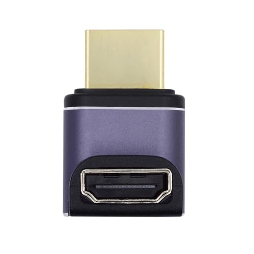 NFHK 90 Grad nach oben abgewinkelter magnetischer 8K Typ A HDMI 2.1 Stecker auf Buchse, gerader Video-Adapter für Laptop HDTV NFHK 90 Grad nach oben abgewinkelter magnetischer 8K Typ A HDMI 2.1 Stecker auf Buchse, gerader Video-Adapter für Laptop HDTV von NFHK