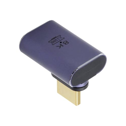 NFHK 90 Grad rechts abgewinkelt Vertikaler magnetischer 8K Typ-A HDMI 2.1 Stecker auf Buchse gerader Videoadapter für HDTV Laptop NFHK 90 Grad rechts abgewinkelt Vertikaler magnetischer 8K Typ-A HDMI 2.1 Stecker auf Buchse gerader Videoadapter für HDTV Laptop von NFHK
