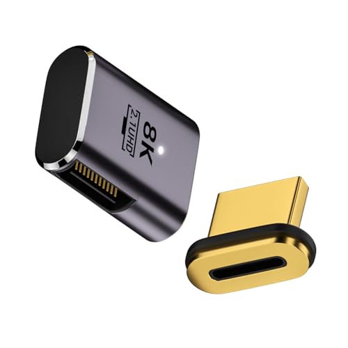 NFHK 90 Grad rechtwinkliger magnetischer 8K Typ-A HDMI 2.1 Stecker auf Buchse gerader Videoadapter für Laptop HDTV NFHK 90 Grad rechtwinkliger magnetischer 8K Typ-A HDMI 2.1 Stecker auf Buchse gerader Videoadapter für Laptop HDTV von NFHK