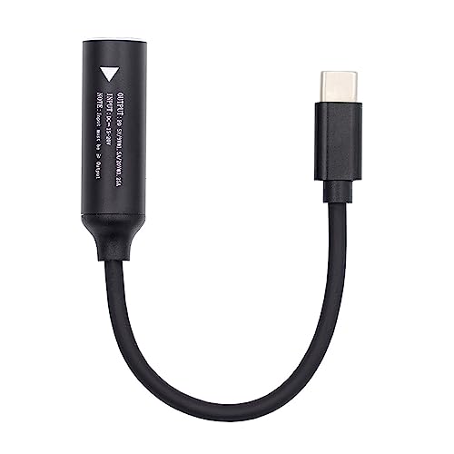 NFHK DC-Buchse 3,5 x 1,35 mm Eingang auf USB-C Typ-C Netzstecker Ladekabel für Laptop-Telefon PD9V 15V 20V von NFHK