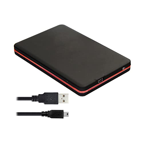 NFHK Externes Festplattengehäuse (USB 2.0, 480 Mbit/s auf 1,8 Zoll), Micro-SATA, 16-polig, 7 + 9 SSD, HDD von NFHK