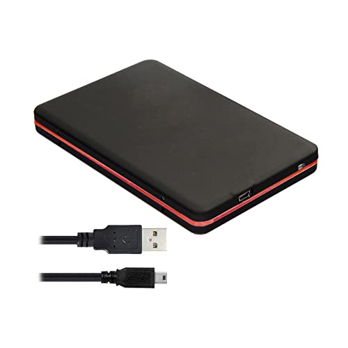NFHK Externes Festplattengehäuse (USB 2.0, 480 Mbit/s auf 4,6 cm (1,8 Zoll), Micro-SATA, 16-polig, 7+9 SSD-Festplatten) von NFHK