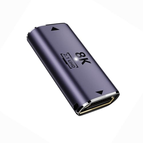 NFHK HDMI Buchse auf HDMI 2.1 Buchse UHD Verlängerung Gold Konverter Adapter Unterstützung 8K 60hz HDTV NFHK HDMI Buchse auf HDMI 2.1 Buchse UHD Verlängerung Gold Konverter Adapter Unterstützung 8K 60hz HDTV von NFHK