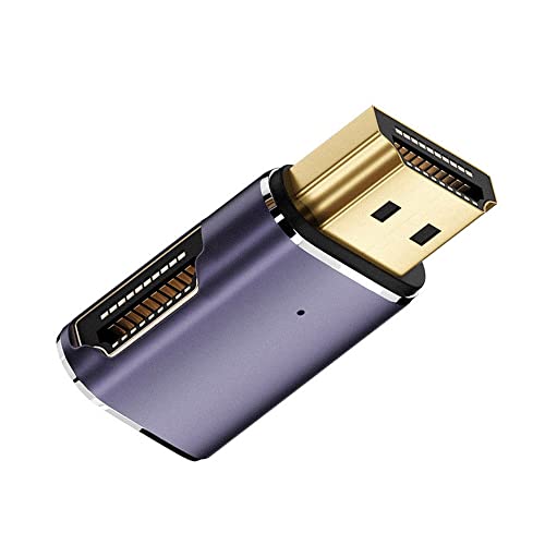 NFHK HDMI Stecker auf HDMI 2.1 Buchse Flach Horizontal 90 Grad Rechtwinklig UHD Verlängerungsadapter Unterstützt 8K 60hz HDTV NFHK HDMI Stecker auf HDMI 2.1 Buchse Flach Horizontal 90 Grad Rechtwinklig UHD Verlängerungsadapter Unterstützt 8K 60hz HDTV von NFHK