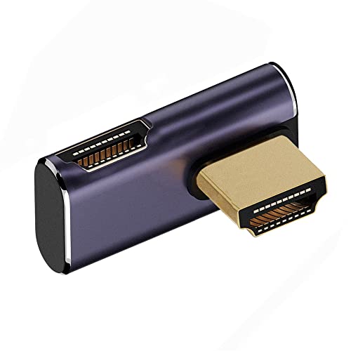 NFHK HDMI Stecker auf HDMI 2.1 Buchse Vertikal 90 Grad Rechts Oben Gewinkelt Low Profile UHD Verlängerungsadapter Unterstützt 8K 60hz HDTV NFHK HDMI Stecker auf HDMI 2.1 Buchse Vertikal 90 Grad Rechts Oben Gewinkelt Low Profile UHD Verlängerungsadapter Unterstützt 8K 60hz HDTV von NFHK