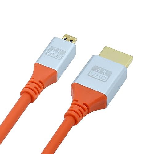 NFHK Micro HDMI 4K zu HDMI Ultra Soft High Flex HDTV Kabel Hyper Super Flexibles Kabel High Speed Typ-A Stecker auf Stecker für Computer HDTV 200 cm NFHK Micro HDMI 4K zu HDMI Ultra Soft High Flex HDTV Kabel Hyper Super Flexibles Kabel High Speed Typ-A Stecker auf Stecker für Computer HDTV 200 cm von NFHK