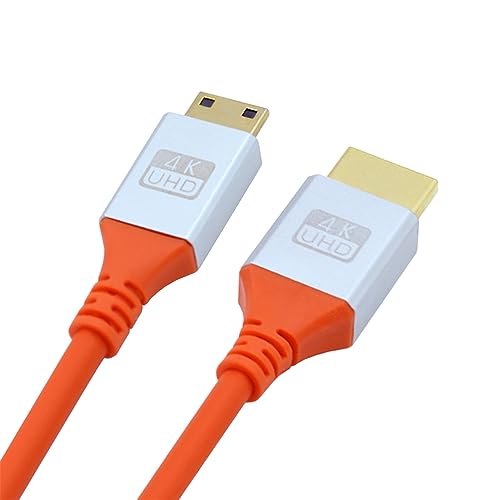 NFHK Mini HDMI 4K zu HDMI Ultra Soft High Flex HDTV Kabel Hyper Super Flexibles Kabel High Speed Typ-A Stecker auf Stecker für Computer HDTV 50 cm NFHK Mini HDMI 4K zu HDMI Ultra Soft High Flex HDTV Kabel Hyper Super Flexibles Kabel High Speed Typ-A Stecker auf Stecker für Computer HDTV 50 cm von NFHK