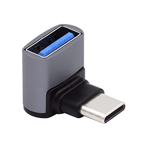 NFHK Oben unten abgewinkelt USB-C Typ-C auf USB 3.0 weiblich OTG Adapter 90 Grad für Laptop Tablet Telefon von NFHK