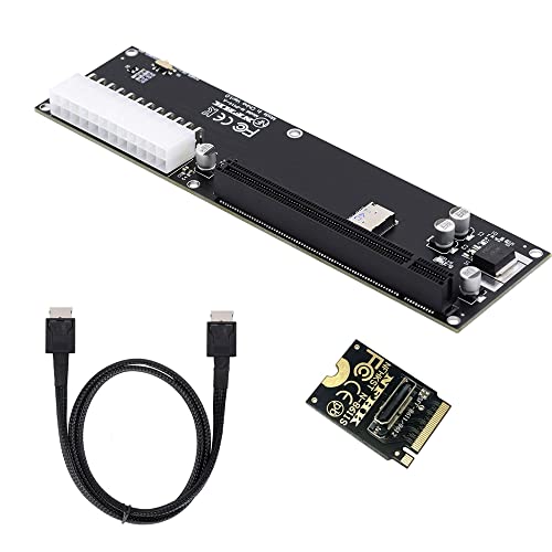 NFHK PCI-E 3.0 M.2 M-Key zu Oculink SFF-8612 SFF-8611 Host Adapter für GPD Win Max2 Externe Grafikkarte & SSD von NFHK