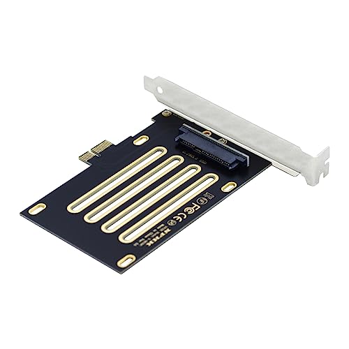 NFHK PCI-E 4.0 X1 Lane auf U.2 U.3 Kit SFF-8639 Host Adapter für Motherboard PM1735 NVMe PCIe SSD von NFHK