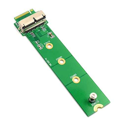 NFHK PCI Express PCI-E 4X M.2 NGFF M-Key auf 2013 2014 2015 Apple MacBook SSD Konverterkarte für A1493 A1502 A1465 A1466 Kabel 50 cm von NFHK
