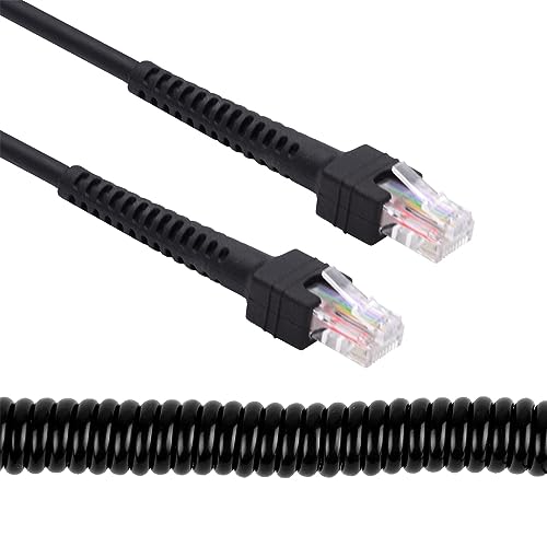 NFHK RJ45 Cat6 8P8C UTP Stecker auf Stecker, Stretch-Spiralkabel, LAN, Ethernet, Netzwerk-Patchkabel, 100 cm NFHK RJ45 Cat6 8P8C UTP Stecker auf Stecker, Stretch-Spiralkabel, LAN, Ethernet, Netzwerk-Patchkabel, 100 cm von NFHK