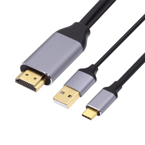 NFHK Reversibles HDMI 1.4 Quelle auf USB 3.1 Typ C USB-C Displays Stecker 4K HDTV Kabel für Laptop Monitor 1,8 m NFHK Reversibles HDMI 1.4 Quelle auf USB 3.1 Typ C USB-C Displays Stecker 4K HDTV Kabel für Laptop Monitor 1,8 m von NFHK