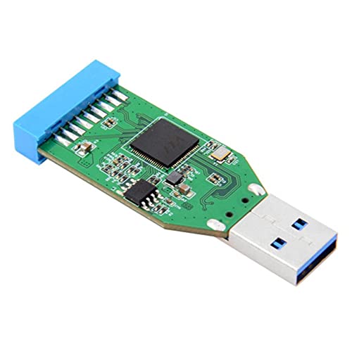NFHK Single Port USB 3.0 Typ A Stecker auf Motherboard 20pin Header Buchse Hub Adapter von NFHK